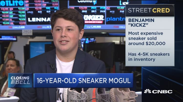 16-year-old sneaker mogul