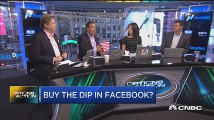 Buy the dip in Facebook: Technician