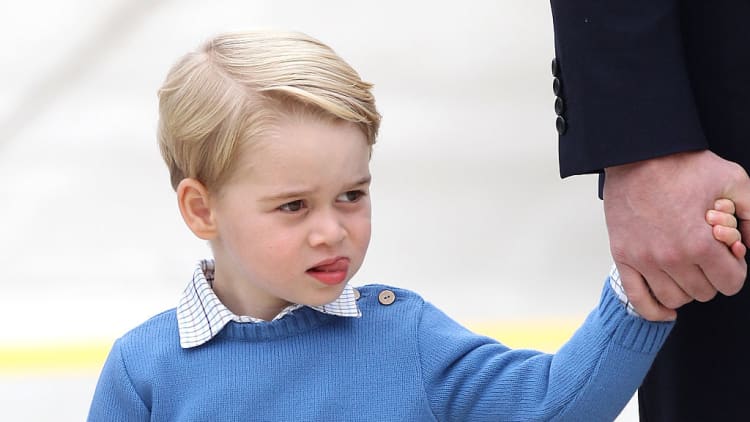 Prince George snubs Canadian PM