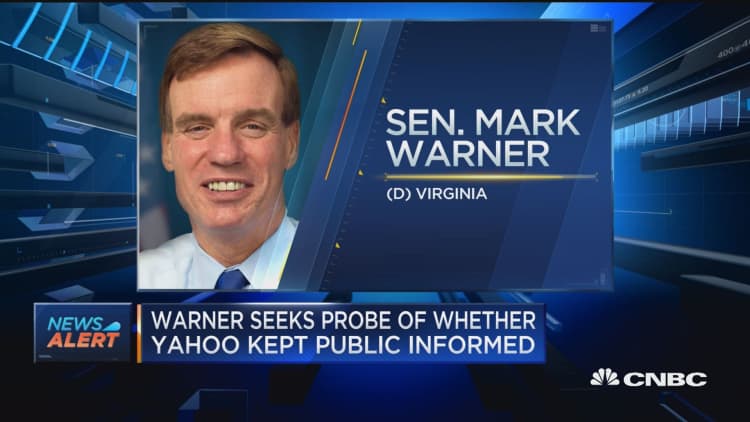 Sen. Warner: Serious concerns about Yahoo's truthfulness