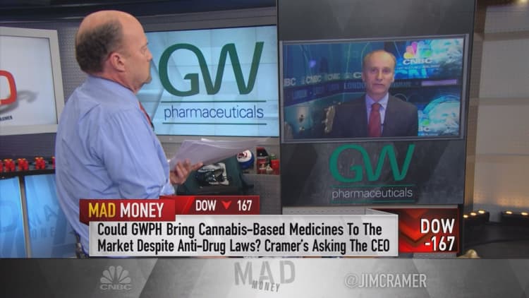 GW Pharmaceuticals CEO: Epilepsy trial is a 'huge step' in FDA approval journey