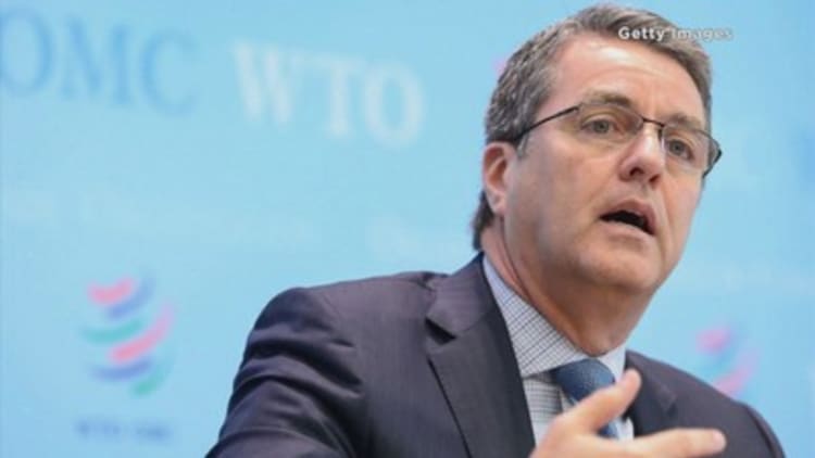WTO slashes 2016 global trade growth outlook