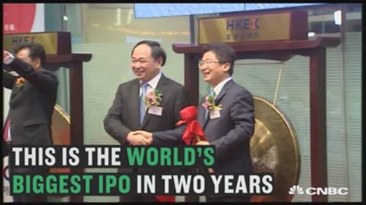 This is the world's largest IPO in two years