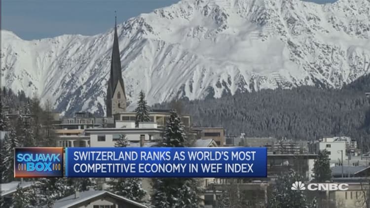 Switzerland named most competitive economy by the WEF