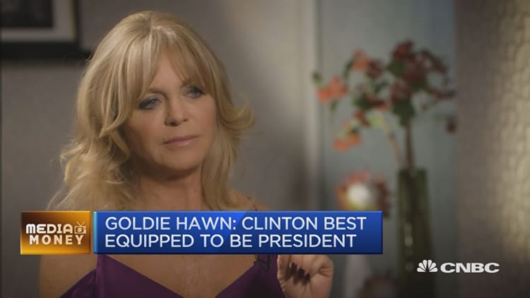 Goldie Hawn's prediction for next US president