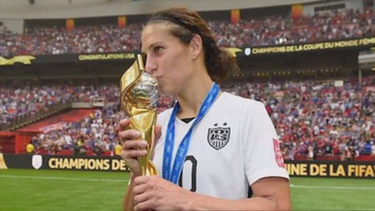 Carli Lloyd speaks on protests and equal pay