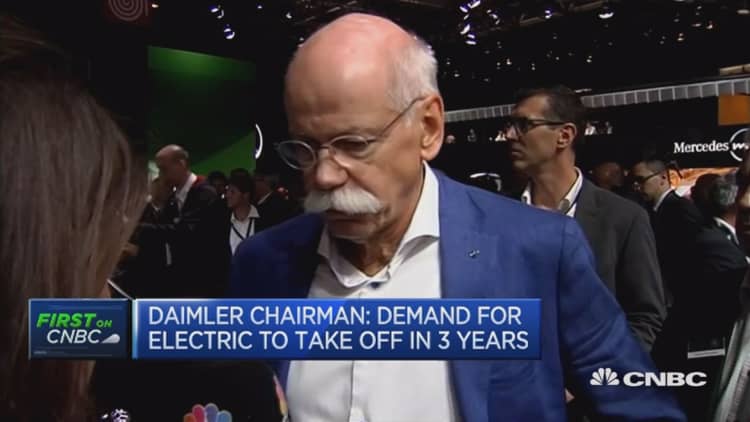 Daimler: Want to be number one premium electric car maker