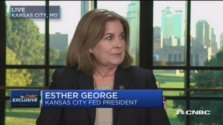 Esther George: Economic data points to progress