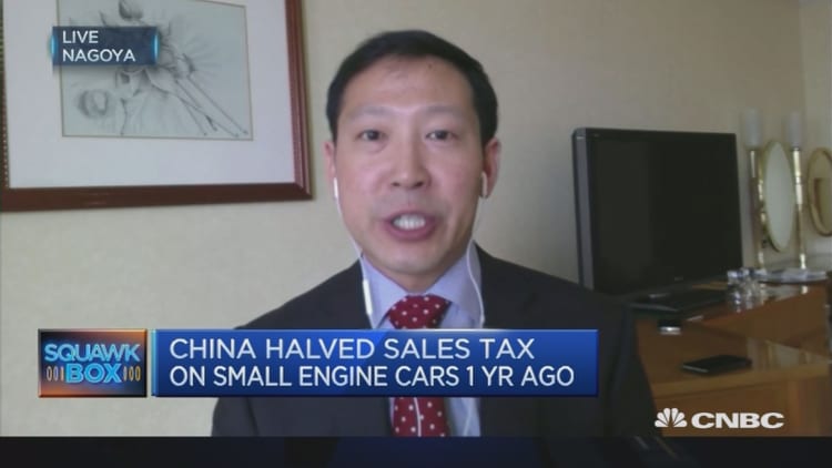 What's the impact of China's auto tax cut?