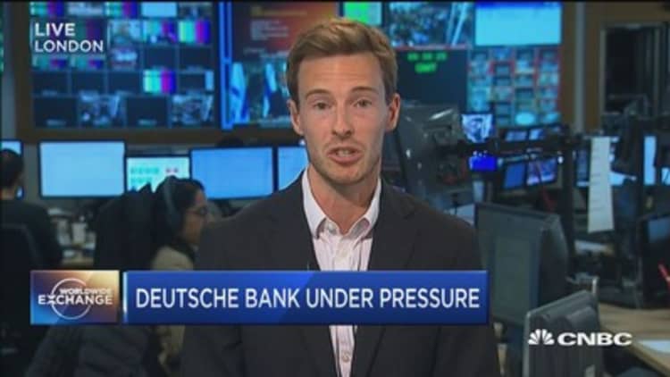 Fallout continues for Deutsche Bank