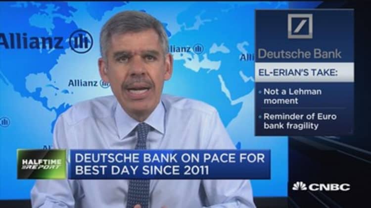 El-Erian on Deutsche Bank: Not a Lehman moment
