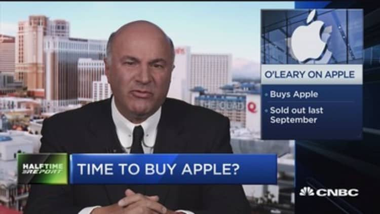 O'Leary on Apple: Services showing signs growth