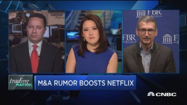Trading Nation: M&A rumor boosts Netflix
