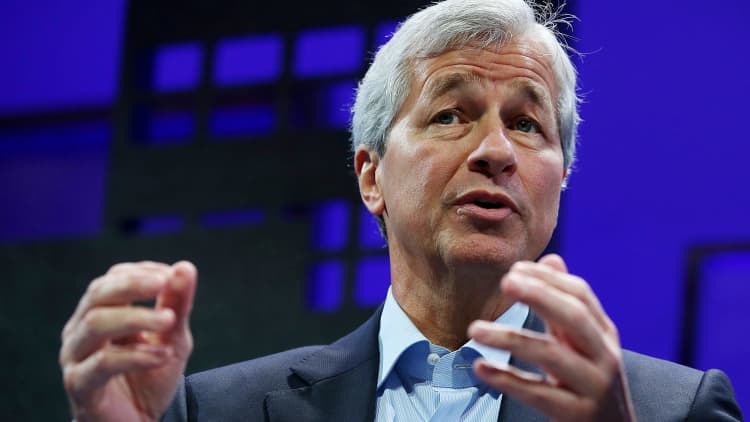 JPM CEO: Stock outperformed in difficult environment