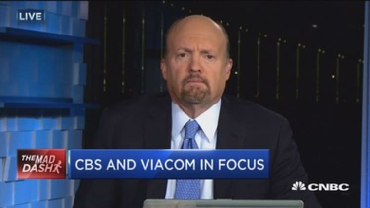 Cramer's Mad Dash: CBS and Viacom in focus
