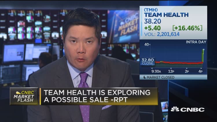 Team Health is exploring a possible sale: Report