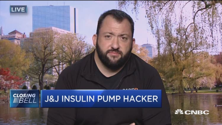 J&J warns of cybersecurity issue with insulin pump