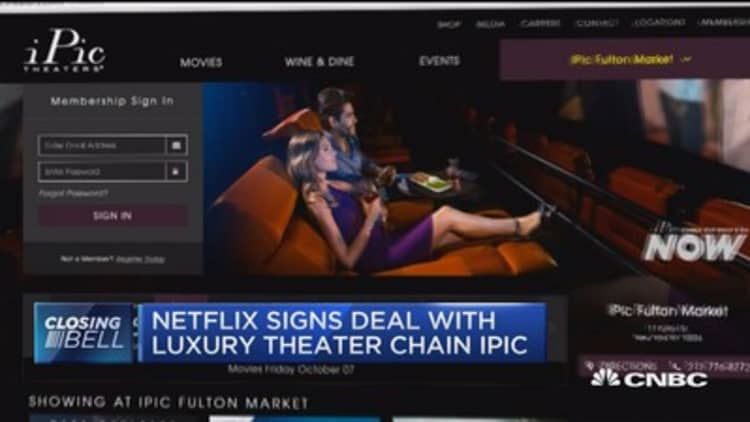 Netflix signs deal with luxury theater chain iPic