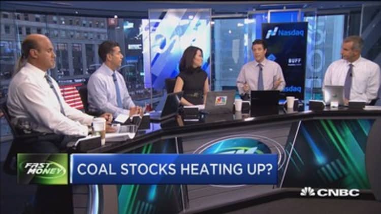 Coal stocks heating up?