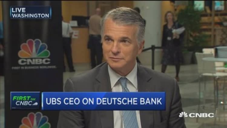 UBS CEO: We don't know the price of negative rates