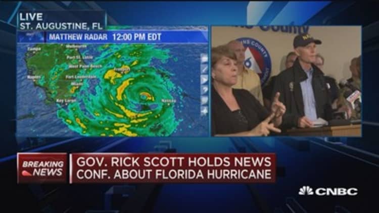 Gov. Scott: If you're in evacuation zone, get out now