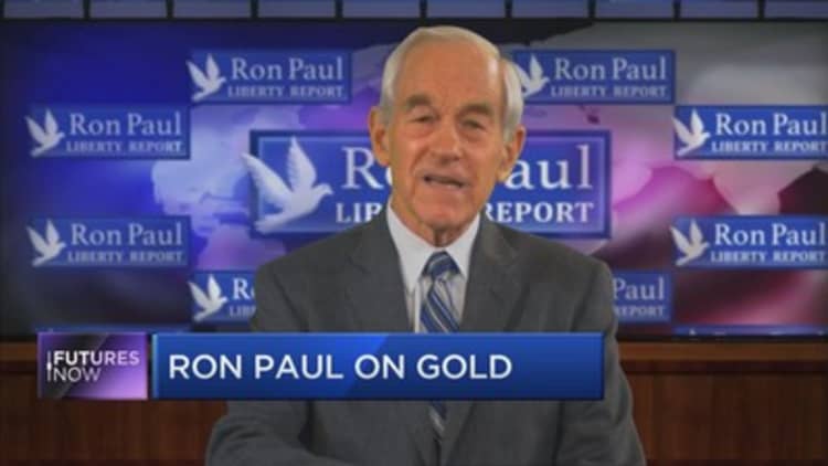 Ron Paul: “Believe me, gold prices go up”