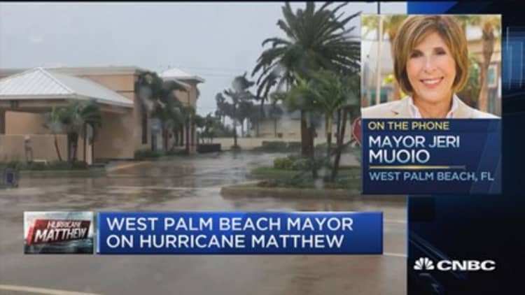 West Palm beach mayor on Hurricane Matthew