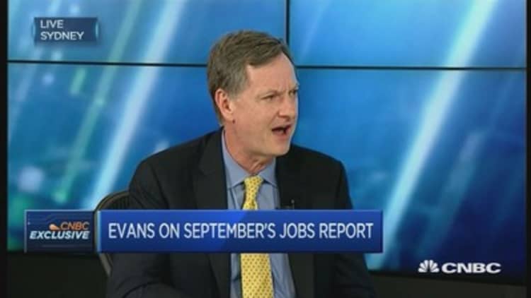 Dec could be 'appropriate' for rate hike: Fed's Evans