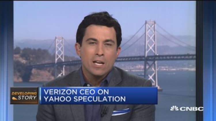 Verizon CEO: We still see a real value in Yahoo