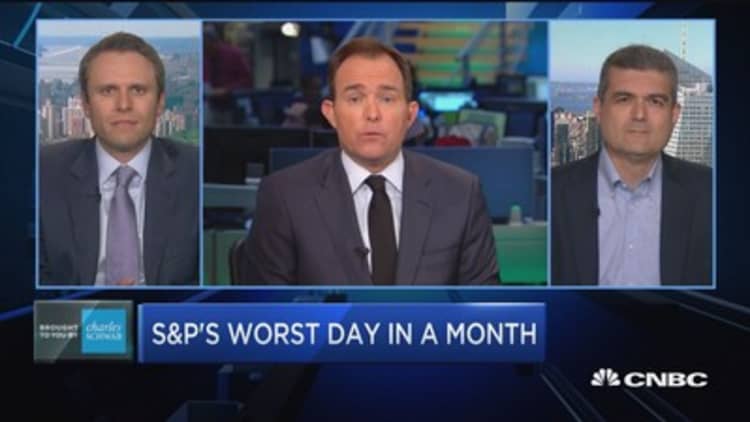 Trading Nation: S&P's worst day in a month