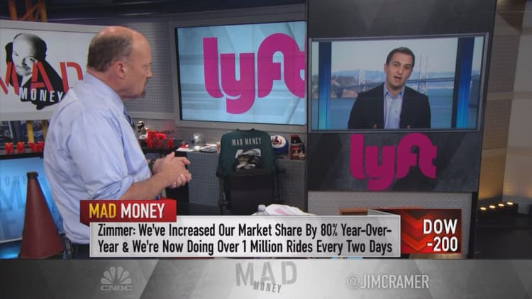 Lyft co-founder John Zimmer tells Cramer 'Lyft is not for sale'