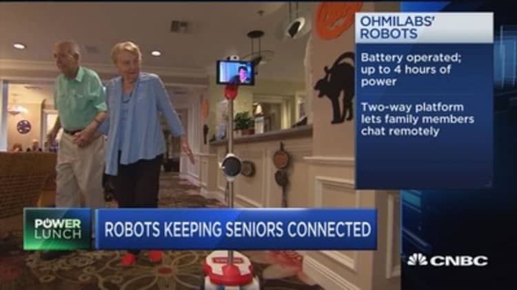 Robots keeping seniors connected
