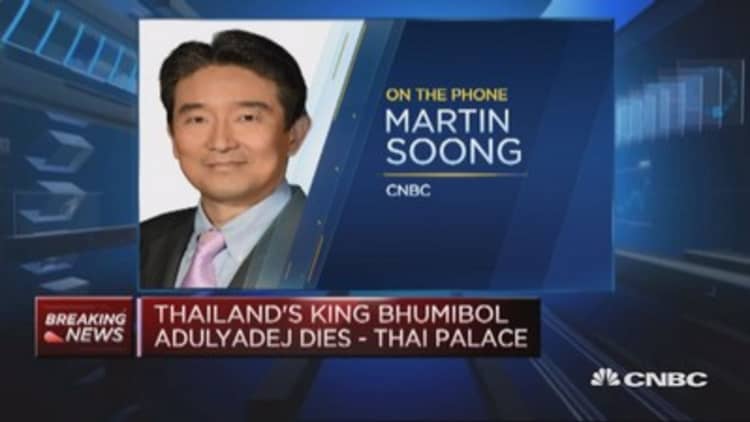 CNBC's Martin Soong on Thailand's political risk