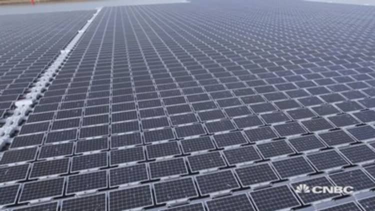 Floating solar arrays point to bright future for clean energy