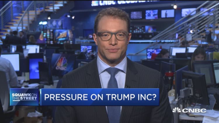 Pressure on Trump Inc?
