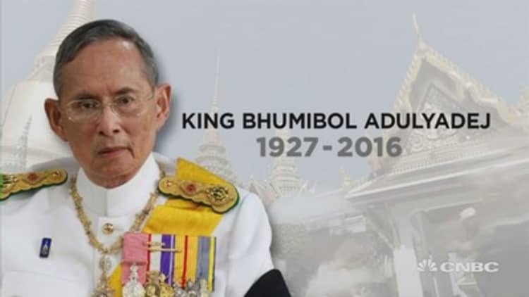 Thailand's King Bhumibol dies at 88