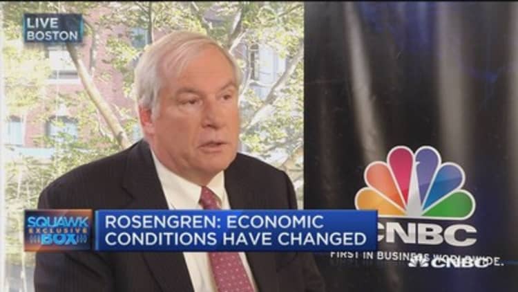 Rosengren: Concern about commercial real estate