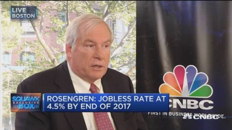 Rosengren: Expect to see more wage growth