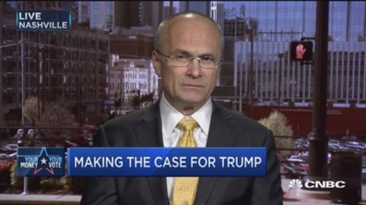 Business leaders for Trump: Puzder