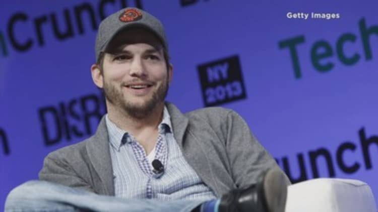 Ashton Kutcher never invested in Snapchat