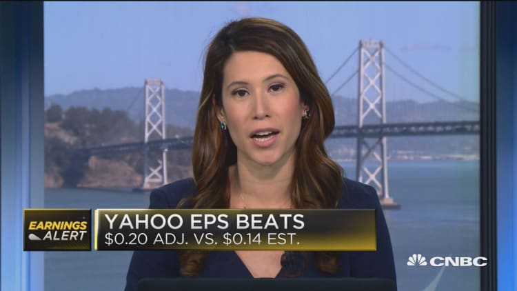 Yahoo Q3 EPS beats consensus, revenue meets