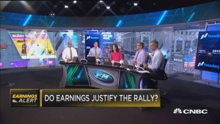 Do earnings justify the rally?
