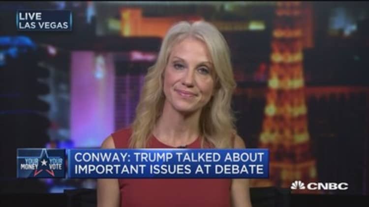Clinton has doubled down on taxes: Kellyanne Conway