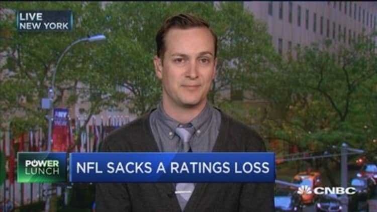 NFL sacks a ratings loss