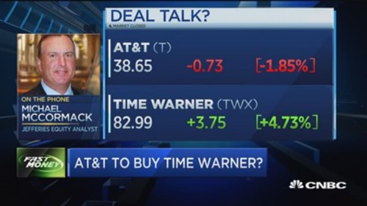 Analyst: Don't see deal with AT&T/Timer Warner