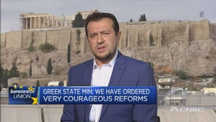 Greece has completed major reforms agreed last year: Minister