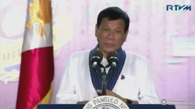 Rodrigo Duterte hints at 'breaking up' with US