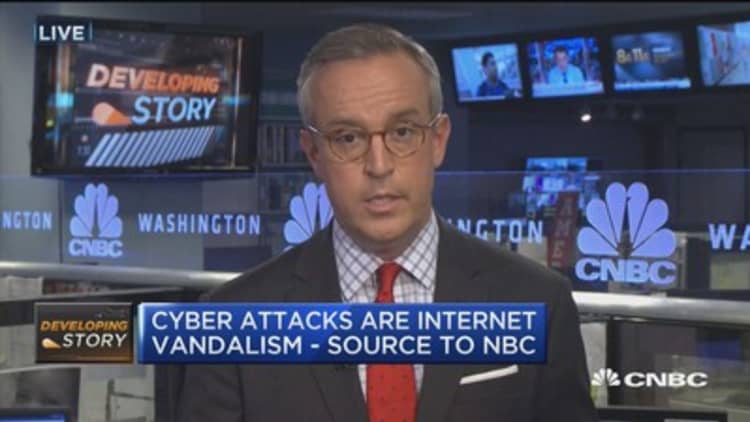 Cyber attacks are internet vandalism: Source
