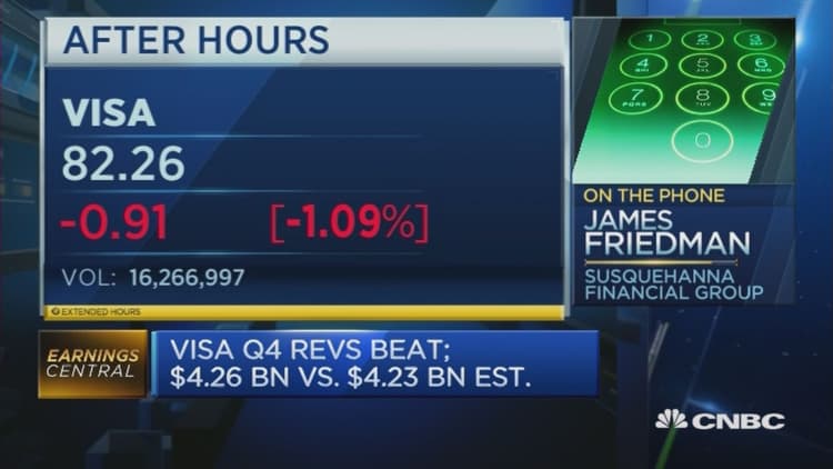 This analyst has a $98 price target on Visa 