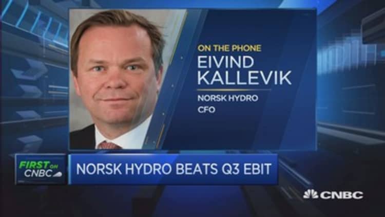China leading growth across all markets: Norsk Hydro CFO